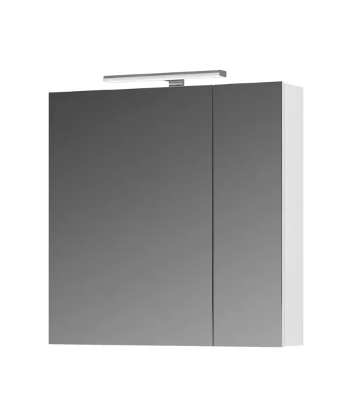 Зеркальный шкаф Plaza 700 со светильником