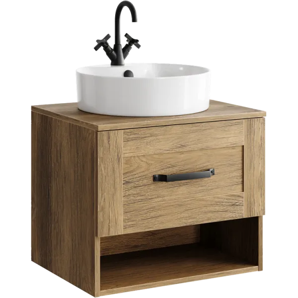 "Craft" тумба под умывальник, цвет дуб балтийский, , ТМ «AQWELLA» CRF0106DB