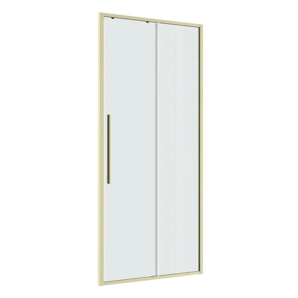 Дверь в нишу Niagara Nova (100х195) раздвижная,золото сатин,стекло прозрачное,1 место NG-44-10ASG 