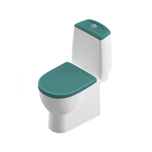 Унитаз-компакт Sanita Luxe Best Color Sea с сиденьем Soft Close BSTSLCC08120522