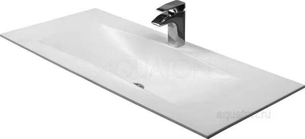 Раковина Блент Д 100 белая Aquaton в магазинах СантехГид