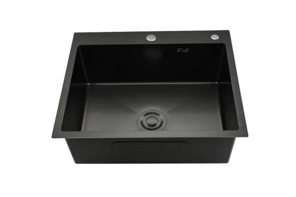 Мойка 0,8мм черная 600x500x215mm GAPPO GS6050-6