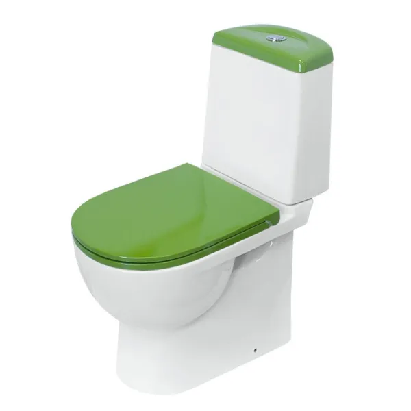 Унитаз-компакт Sanita Luxe Best Color Green с сиденьем Soft Close BSTSLCC09130522