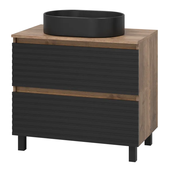 DAKOTA -80 Тумба напольная 2 ящ. + раковина