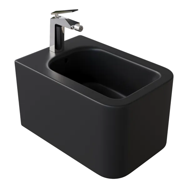 Биде подвесное Mane Черный матовый