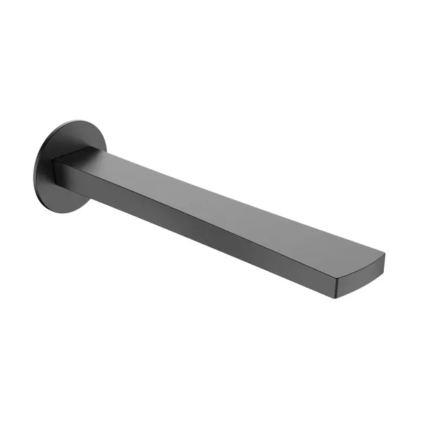 Встраиваемый наполнитель Raglo R473.61.09 для ванны и душа излив монолитный 24 см латунь, графит