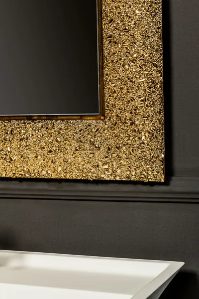 Зеркало AURA 60*90 золото, с подсветкой 