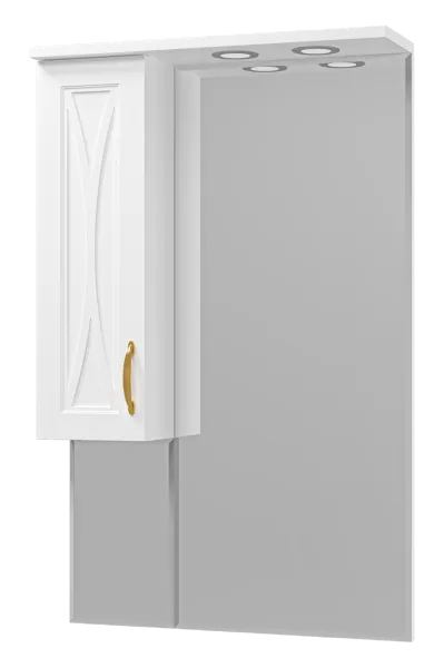 Зеркало-шкаф Амбра - 65 лев. (свет)