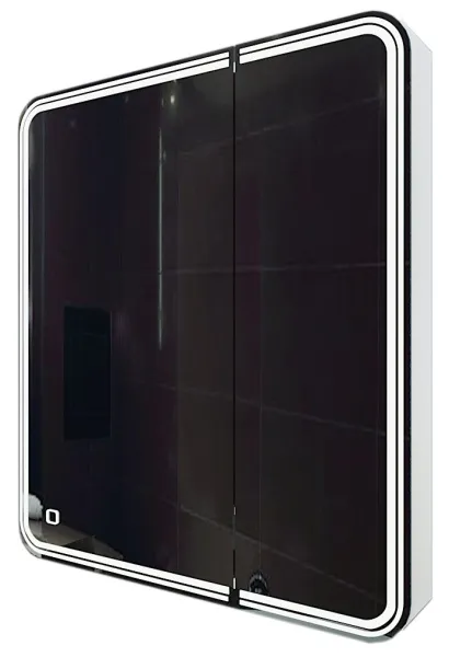 Зеркало-шкаф AZARIO Adriana 1Л 700х800 c подсветкой и диммером () CS00072835