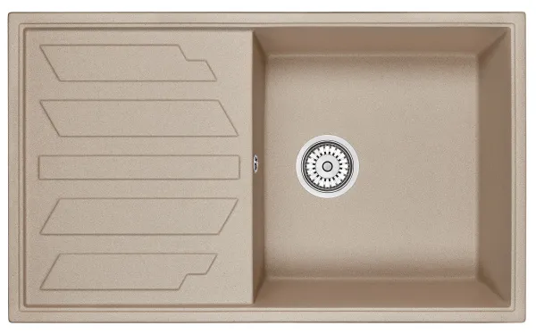 Кухонная мойка GRANULA (8601, ПЕСОК)