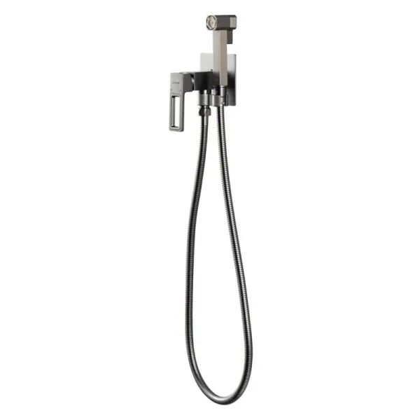 Встраиваемый гигиенический душ оружейная сталь GAPPO G7217-19