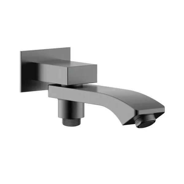 Встраиваемый наполнитель Raglo R473.70.09 для ванны и душа излив поворотный 20см с функцией переключения латунь, графит