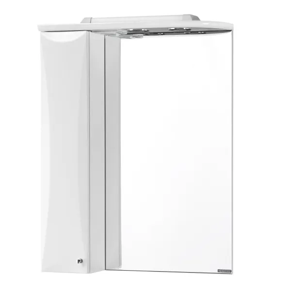 Зеркальный шкаф AQUATON Джимми 57 белый левый 1A034002DJ01L