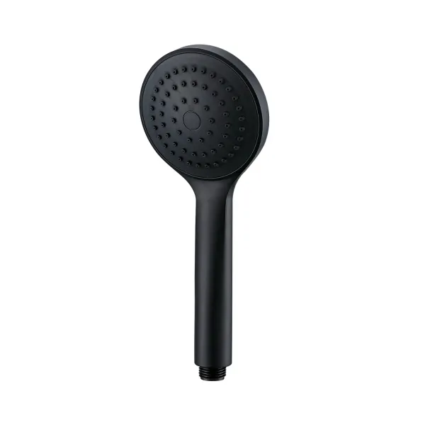 Лейка для душа Splenka 1 режим пластик/силикон, черный S450.08.06 