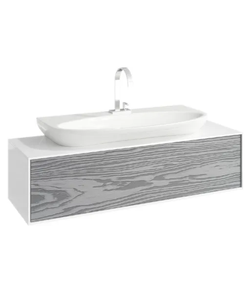 "Genesis" тумба под умывальник, цвет миллениум серый, , ТМ «AQWELLA» GEN0112MG