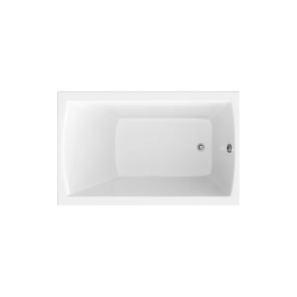 Ванна акриловая Marka One MODERN 120х70 Прямоугольная Белая 01мод1270