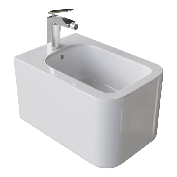 Биде подвесное Mane Белый глянец