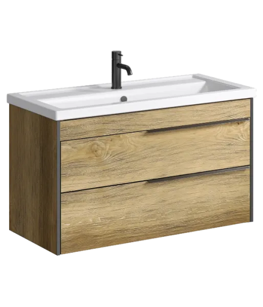 "Fargo" тумба под умывальник, цвет дуб балтийский, , ТМ «AQWELLA» FRG0110DB