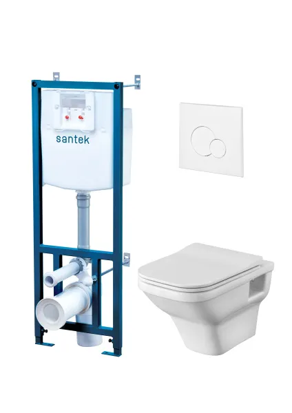 Инсталляция Лайн б/о унитаз+кн/бел сид дюр микр Santek 1.WH50.1.750