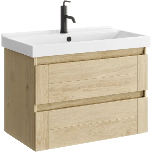 "Astrid" тумба под умывальник, цвет дуб давос, , ТМ «AQWELLA» AST0108DD