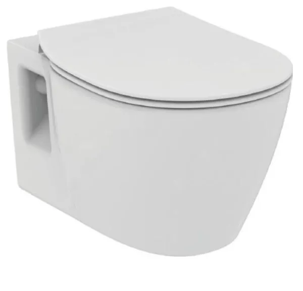 CONNECT Rimless Безободковый подвесной унитаз, глубокий смыв, с сидением и крышкой с функцие E822301