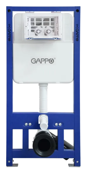 Инсталляция для подвесного унитаза пневматическая Gappo без клавиши GM3003