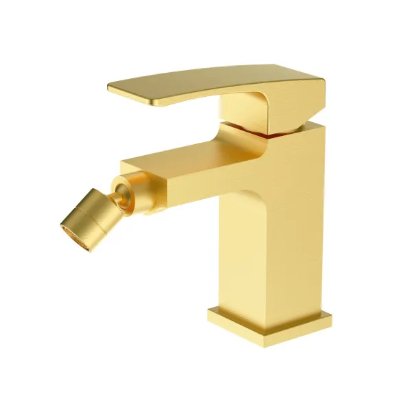 Смеситель Raglo для биде монолитный, сатин золотой R01.50.03