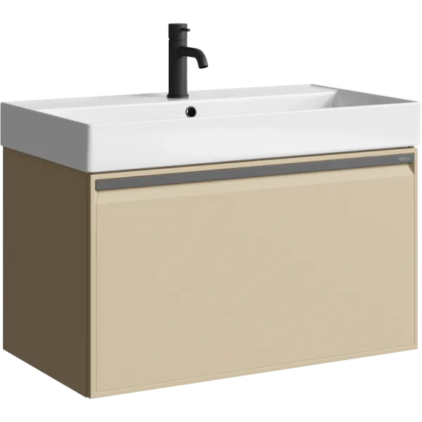 "Pure" тумба под умывальник, цвет капучино светлый, , ТМ «AQWELLA» PUR0108KS