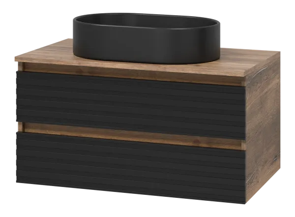 DAKOTA - 80 Тумба подвесная 2 ящ. + раковина