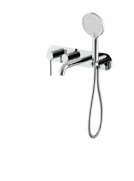 Встраиваемый смеситель для ванны и душа хром GAPPO G3306