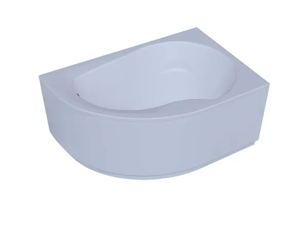 Акриловая ванна Aquatek Вирго 150x100 асимметричная, правая, с каркасом и экраном, без гидромассажа
