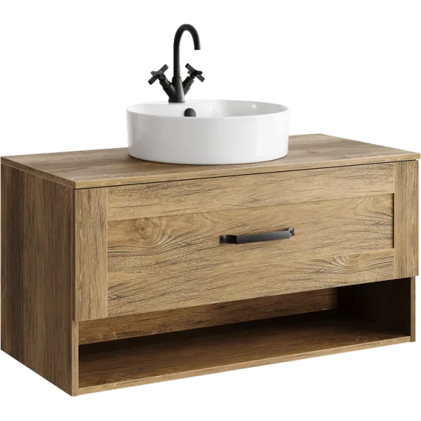 "Craft" тумба под умывальник, цвет дуб балтийский, , ТМ «AQWELLA» CRF0110DB