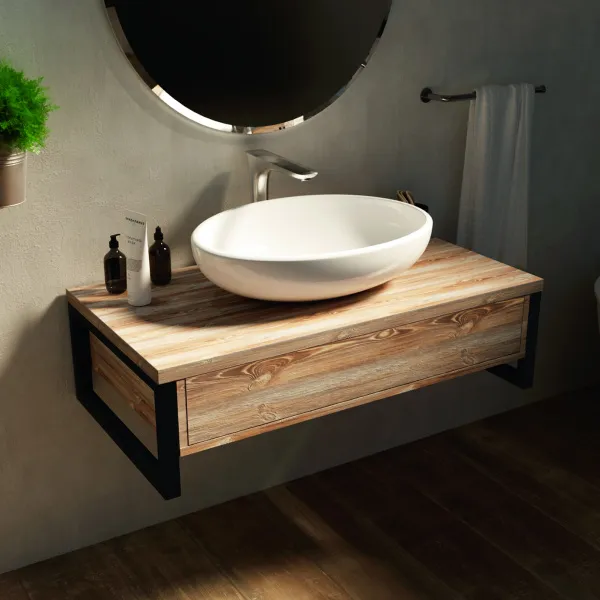 Тумба GRUNGE LOFT 90П 1в.я Дуб Намибия