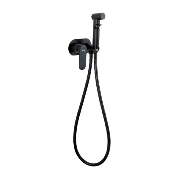 Встраиваемый гигиенический душ черный FRAP F2085-6