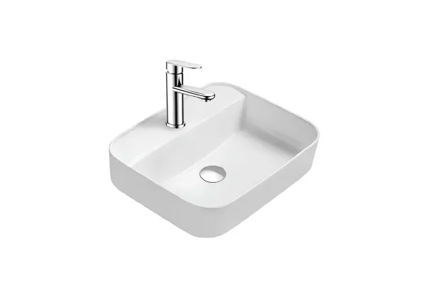 Раковина Aquatek ВЕГА 500*395*140 для установки на столешницу белая в магазинах СантехГид