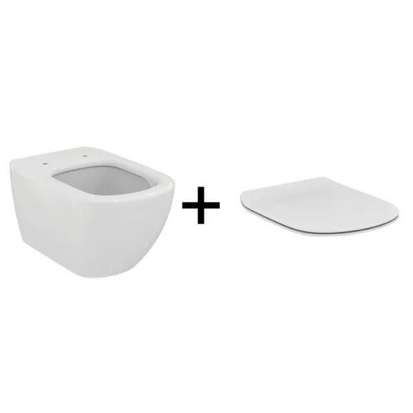 Промо-комплект Ideal Standard Tesi Подвесной унитаз + Сиденье микролифт в подарок () ZZ0001