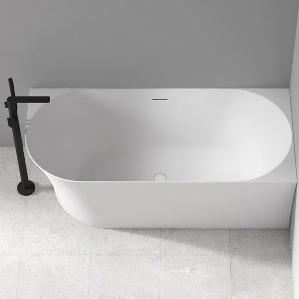 Акриловая ванна ABBER AB9258-1.5 R белая