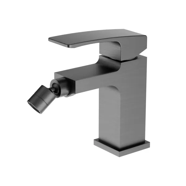 Смеситель Raglo для биде монолитный, графит R01.50.09