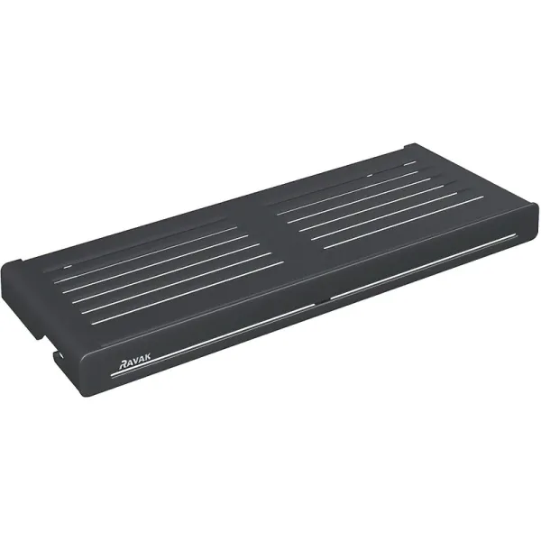 Металлическая полка Ravak Slim S Черная (X07P649)