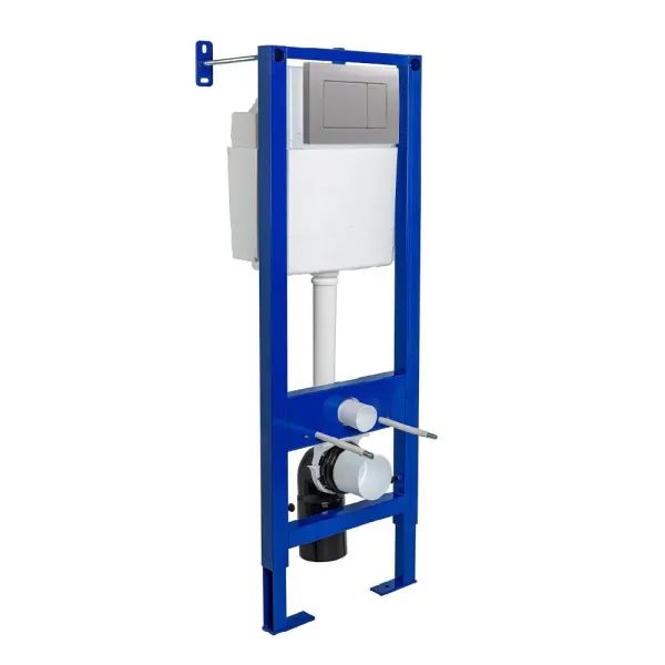 АТОМ 410  кнопка Хром матовый