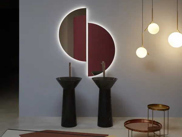 "Пиано" 1000х500 (ореольная подсветка) зеркало New! 