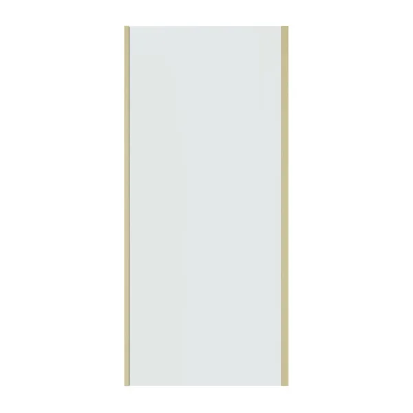 Боковая стенка Niagara Nova (90х195) золото сатин,стекло прозрачное,1 место NG-A90SG-34 