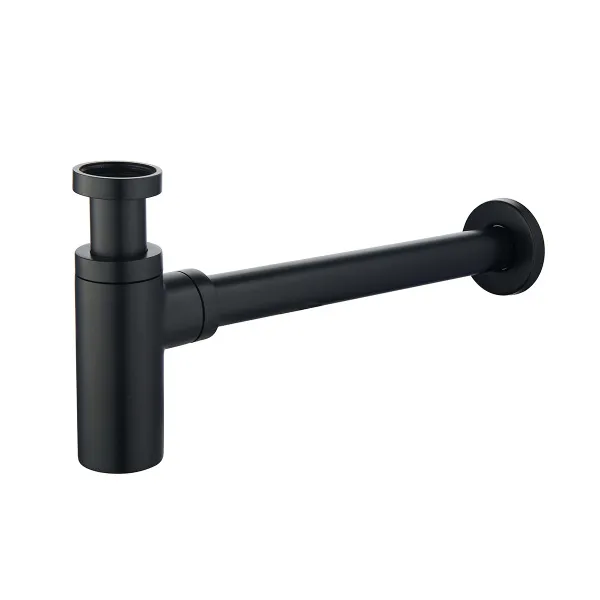 Сифон для раковины Raglo бутылочный, латунь, черный R600.20.06 в магазинах СантехГид