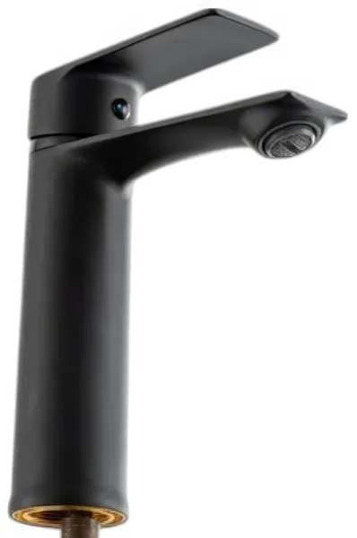 Смеситель для раковины черный FRUD R10158-6