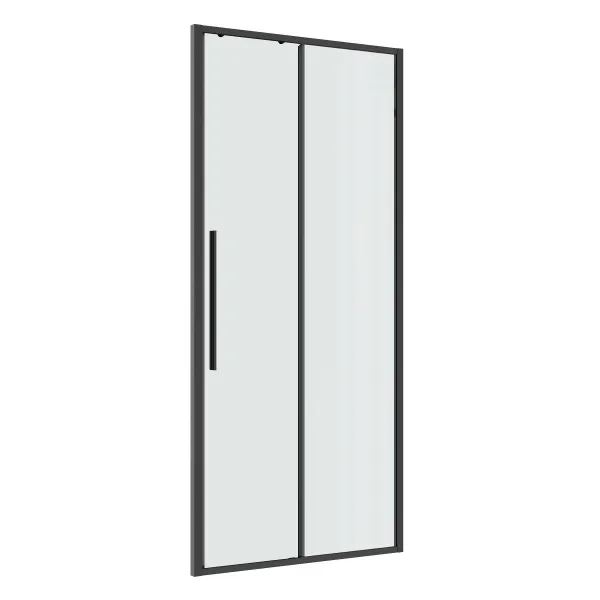 Дверь в нишу Niagara Nova (100х195) раздвижная,графит,стекло прозрачное,1 место NG-34-10AGR 