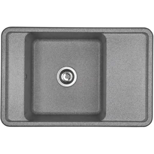 Кухонная мойка AQUATON Беллис 78, цвет серый () 1A725032BS230