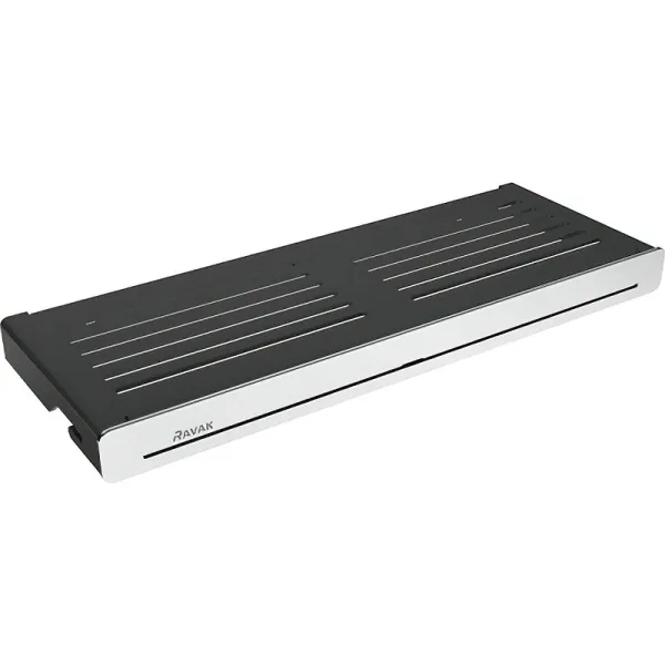 Металлическая полка Ravak Slim S черный/хром (X07P575)