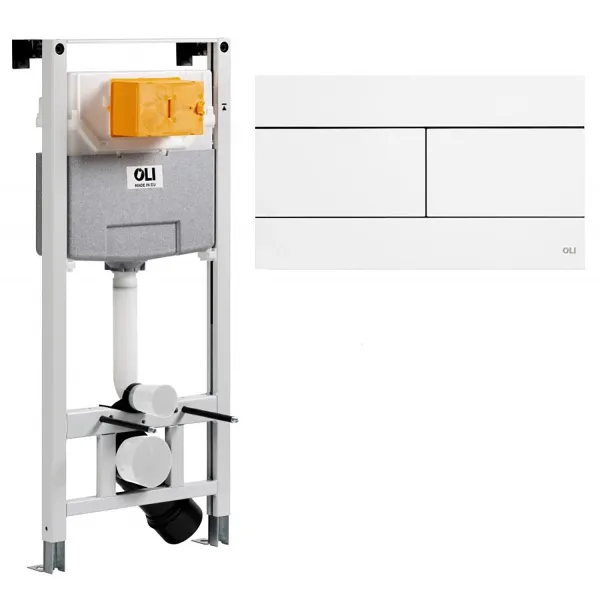 Инсталляция Oli 120 Eco Sanitarblock с белой клавишей смыва () 879236mSL01
