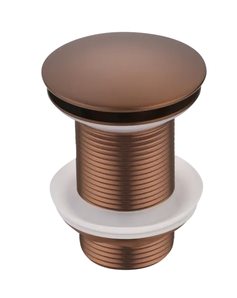 Слив для раковины, автомат(клик-клак) BRUSHED BRONZE в магазинах СантехГид