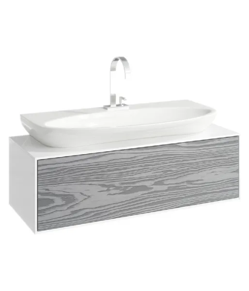 "Genesis" тумба под умывальник, цвет миллениум серый, , ТМ «AQWELLA» GEN0110MG